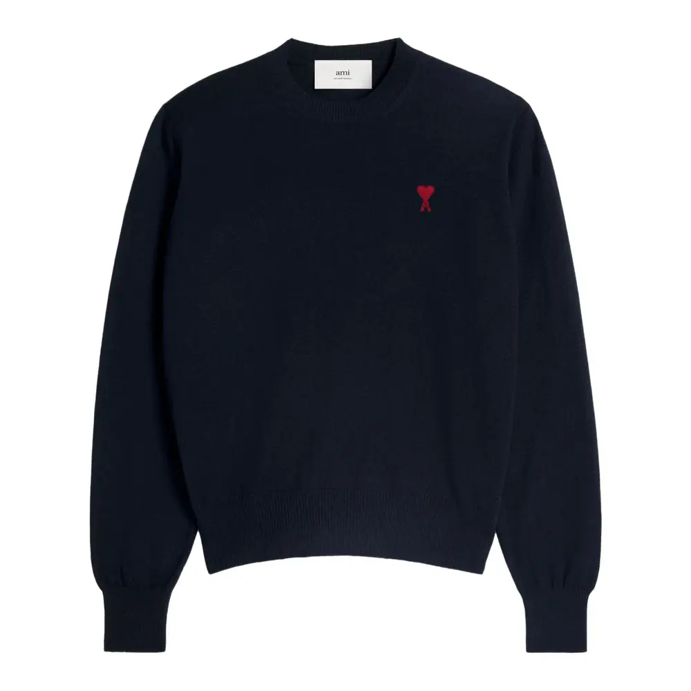 Ami Paris Blue Sweaters & Knitwear - Jumpers, Men's (Size XL)