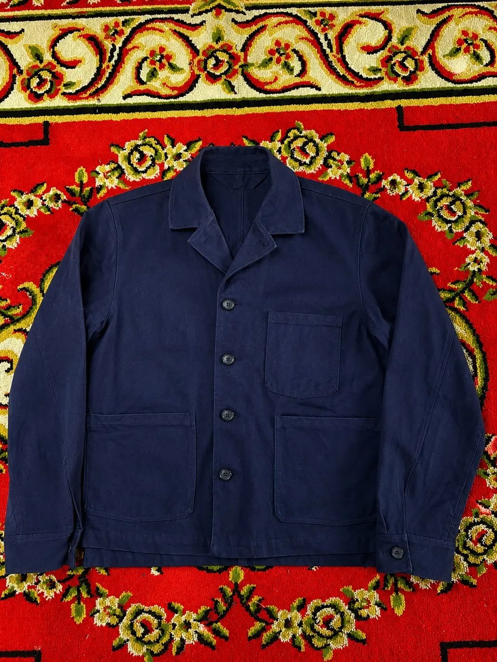 Ss2017 Acne Studios Navy Worker Classy Jacket in Blue, Men's