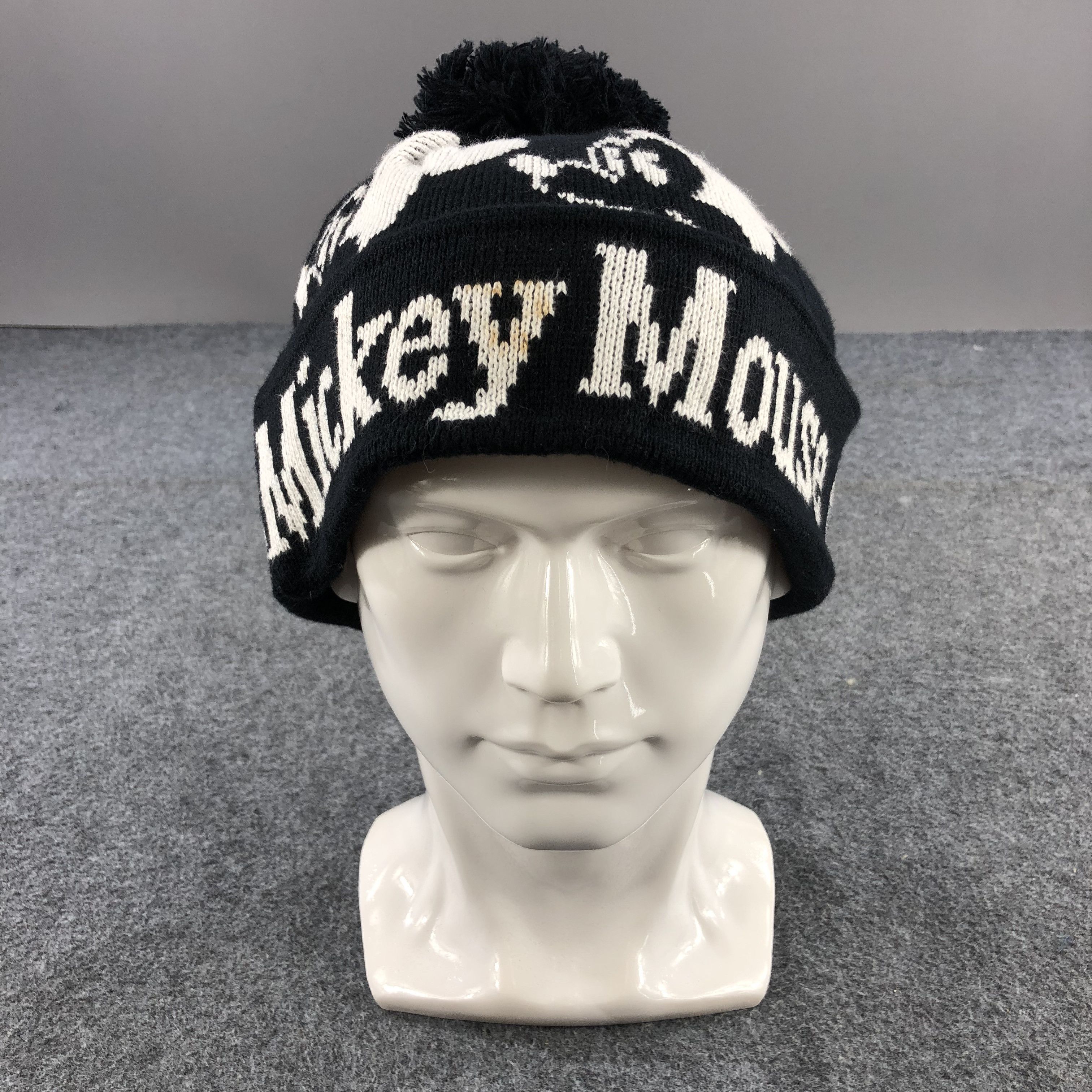 Mickey Mouse Bobble Beanie Snowcap Snow Hat B216, Men's