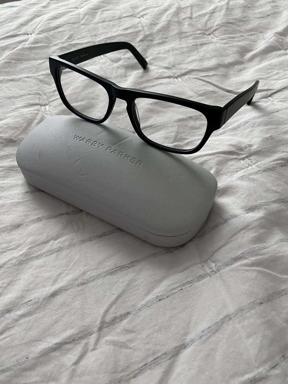Warby Parker Roosevelt Black Matte Frames, Men's