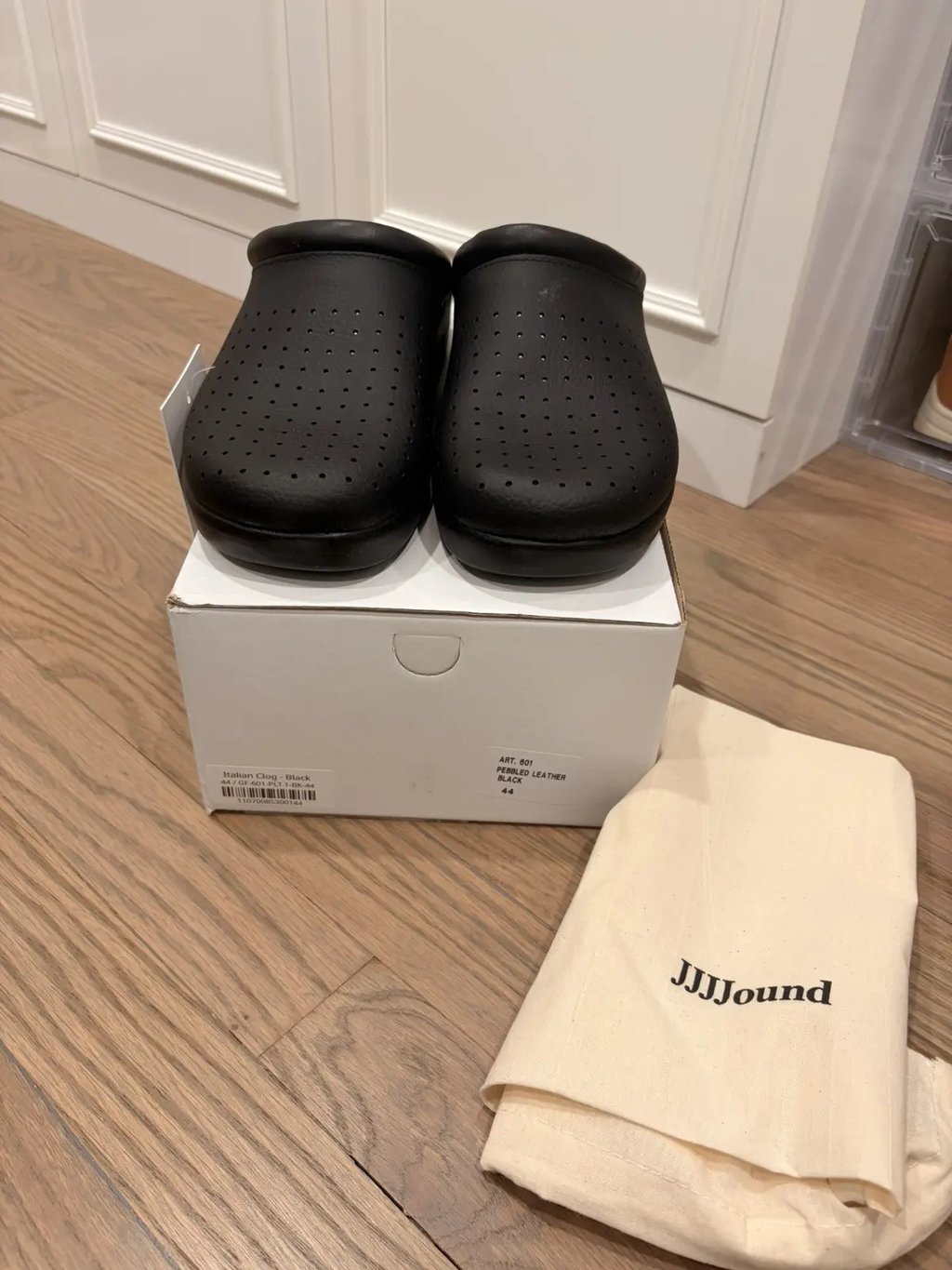 Jjjjound Italian Clogs Size 44 in Black, Men's (Size 11)