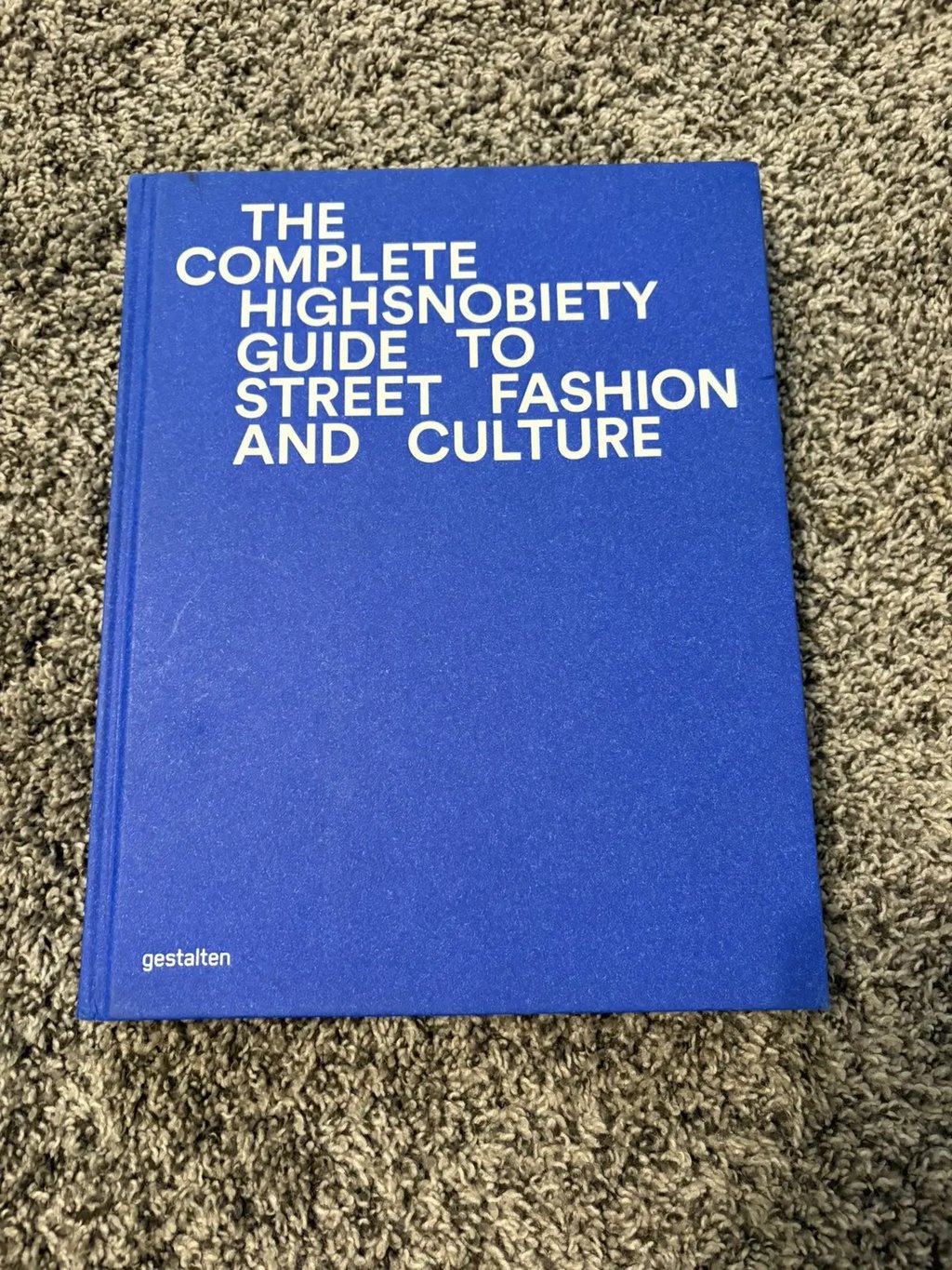 Incomplete Highsnobiety Guide To Fashion Book in Blue, Men's