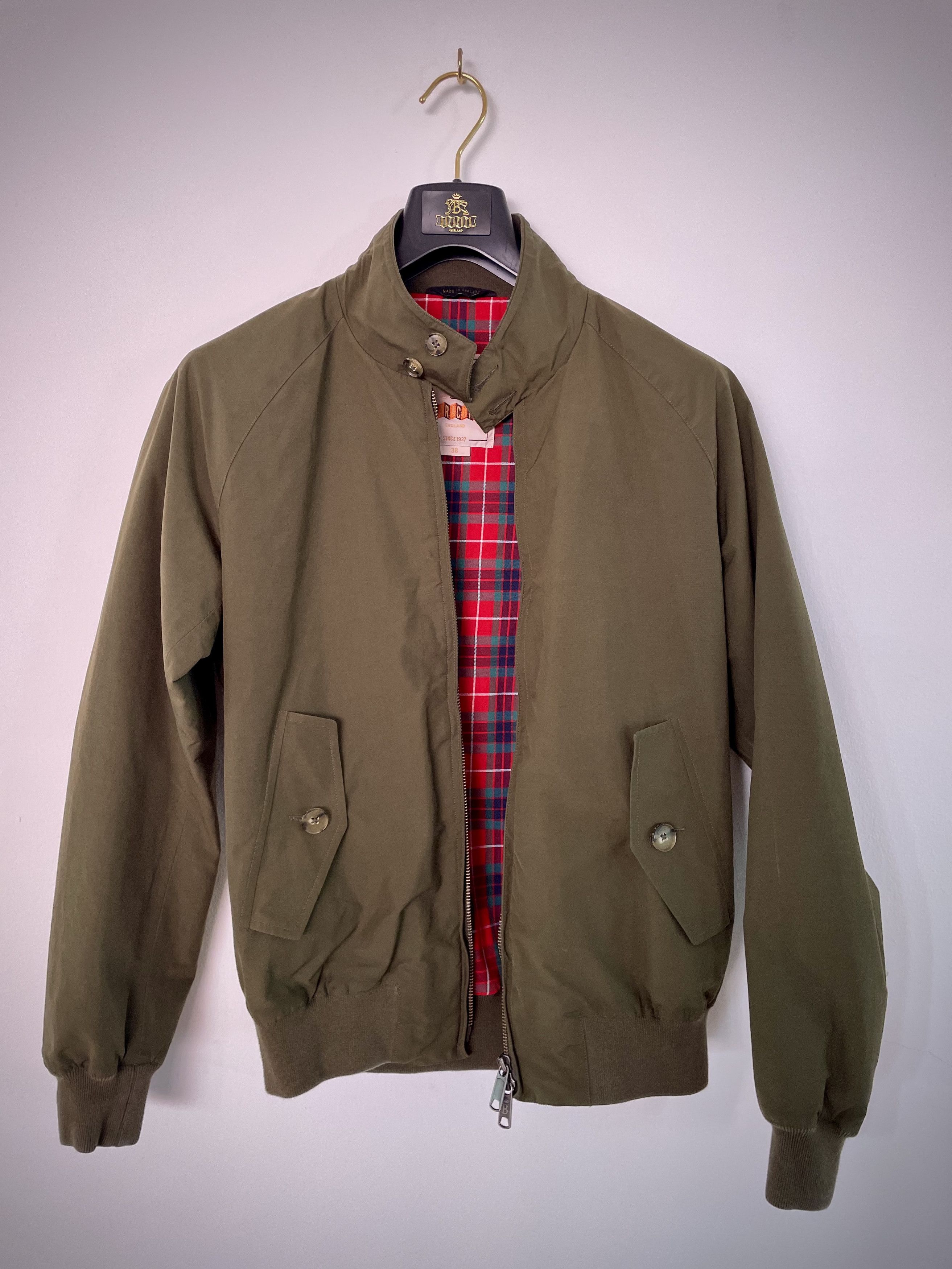 Baracuta G9 - Size 38 - Army (Green), Men's
