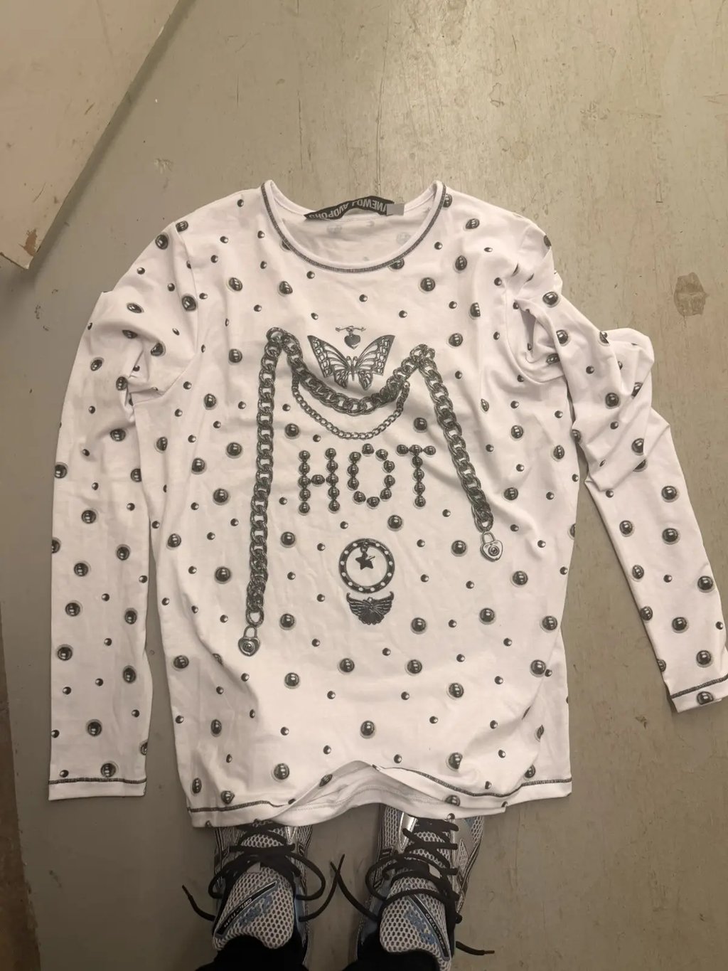 Chopova Lowena Hot Fitted Shirt in White, Men's (Size M)