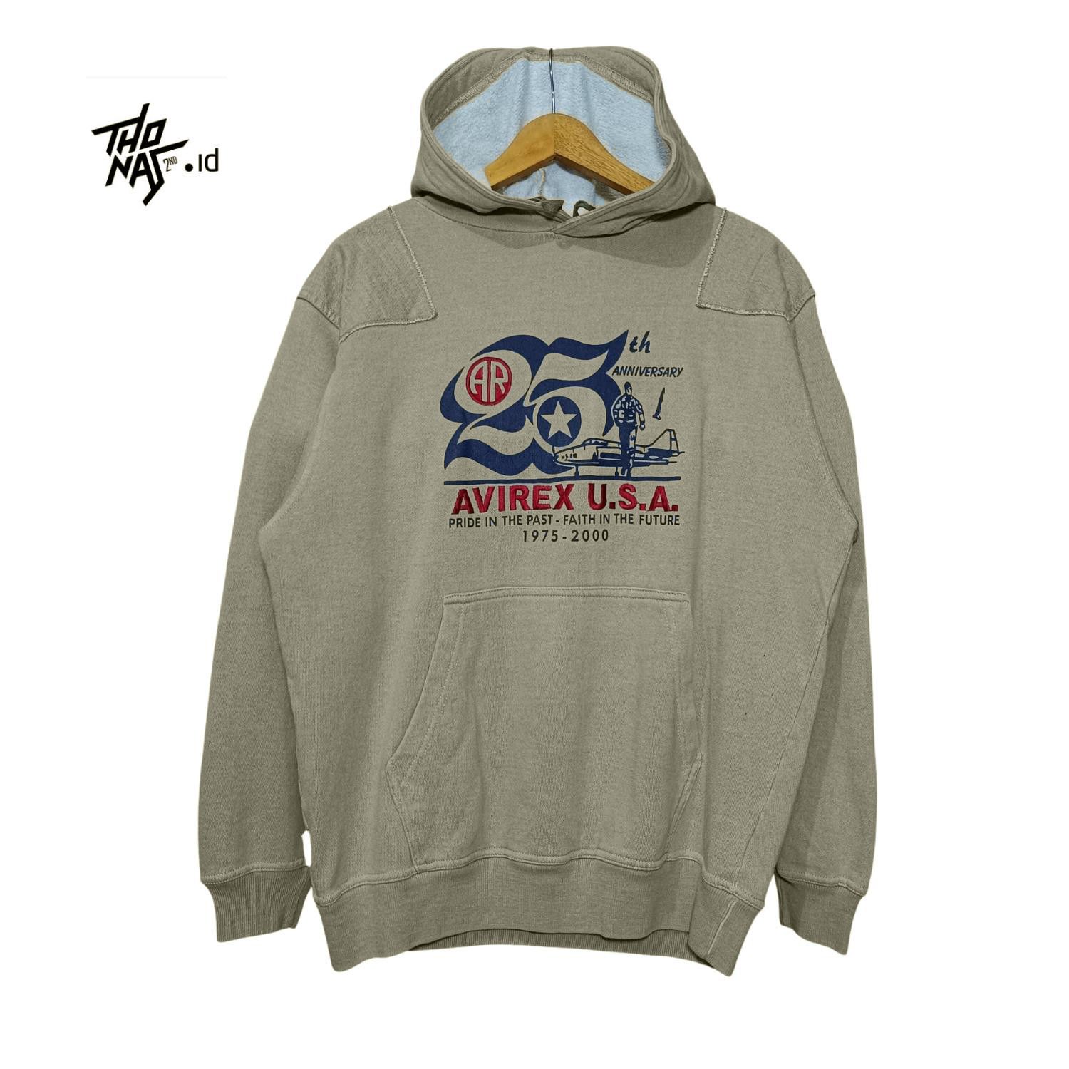 Vintage Y2K 25Th Anniversary Avirex U.s.a in Green, Men's (Size Large)
