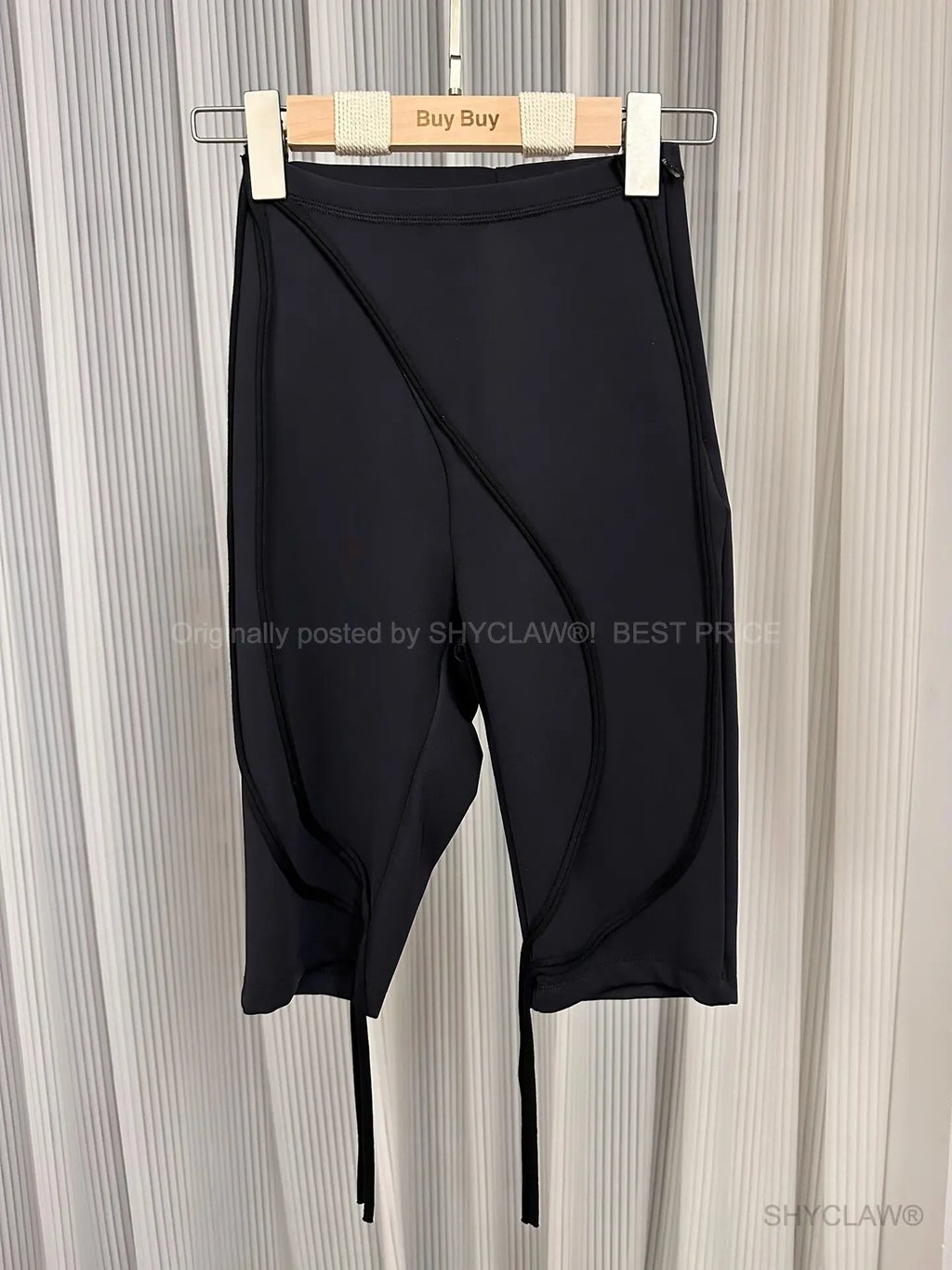 Ottolinger Casual Biker Shorts Designer Bfajxn479 in Black, Men's (Size 28)