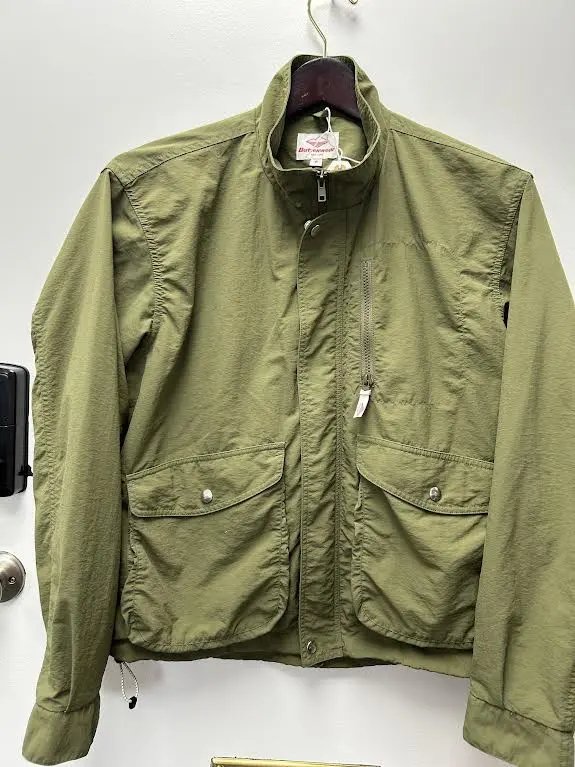 Battenwear Army Green Wind Jacket, Men's (Size S)