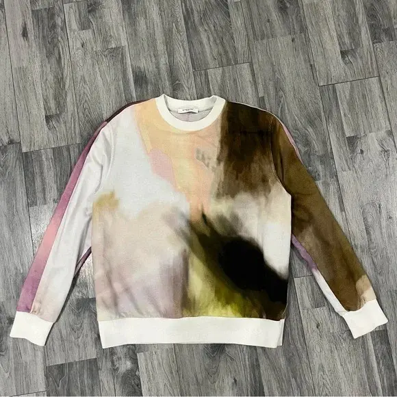 Givenchy Multicolor Tie Dye Sweatshirt in White, Men's (Size Medium)