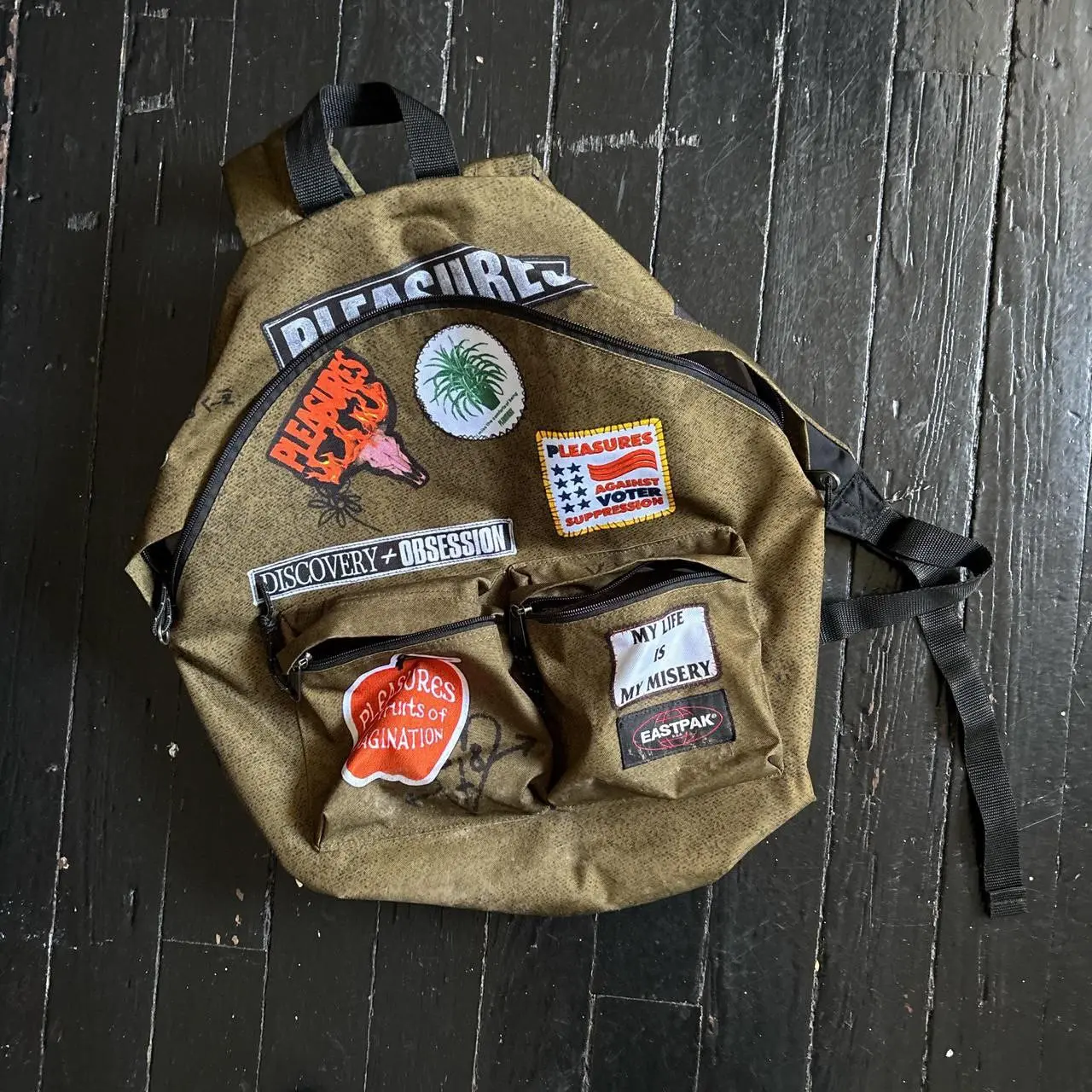 Eastpack X Pleasures in Green, Men's