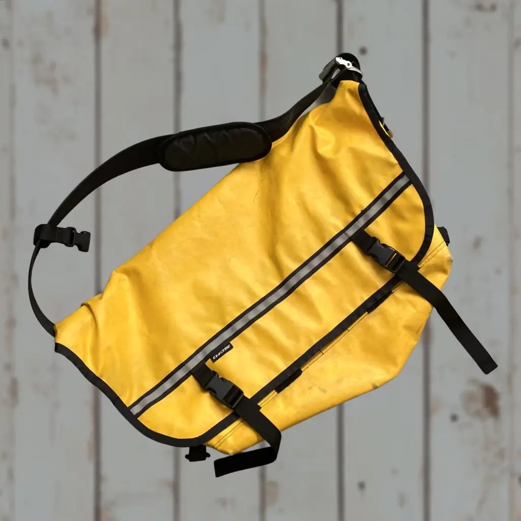 Vintage Chrome Industries Messenger Bag Yellow Usa Erik Zo 1st Gen 1990s, Men's