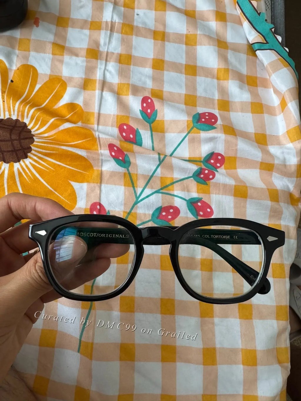 Moscot Lemtosh Retro Glasses Frame in Black, Men's
