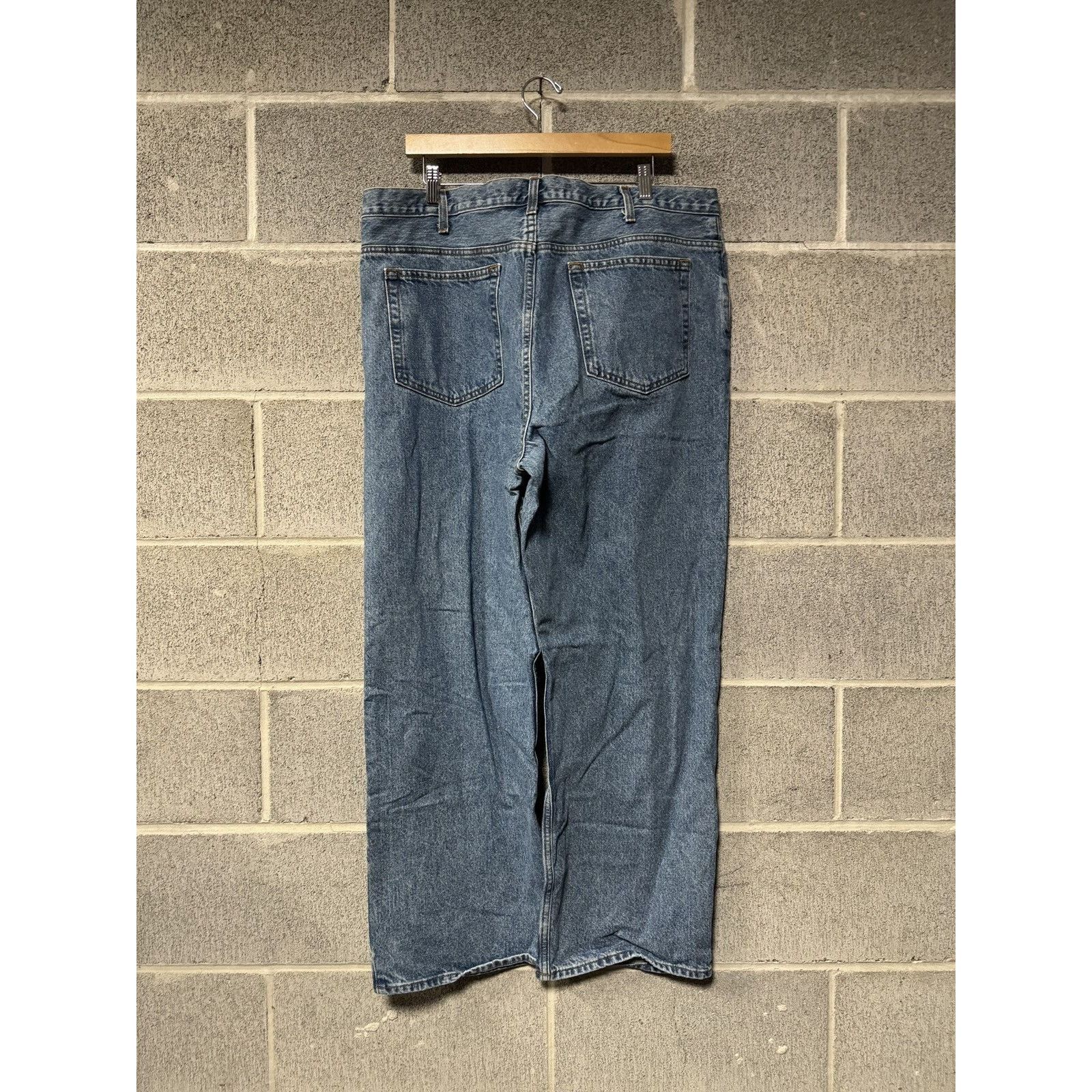 Y2K Baggy Loose Fit Light Wash Gap Denim Jeans 40 in Blue, Men's