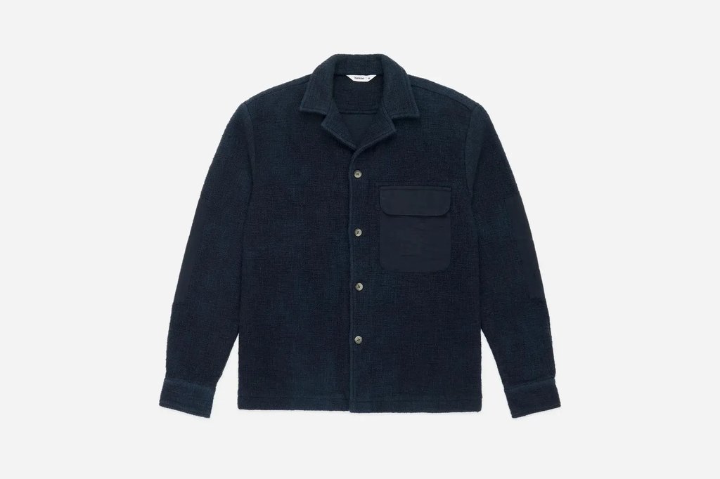 3sixteen Field Shirt Midnight Slub Medium New in Black, Men's