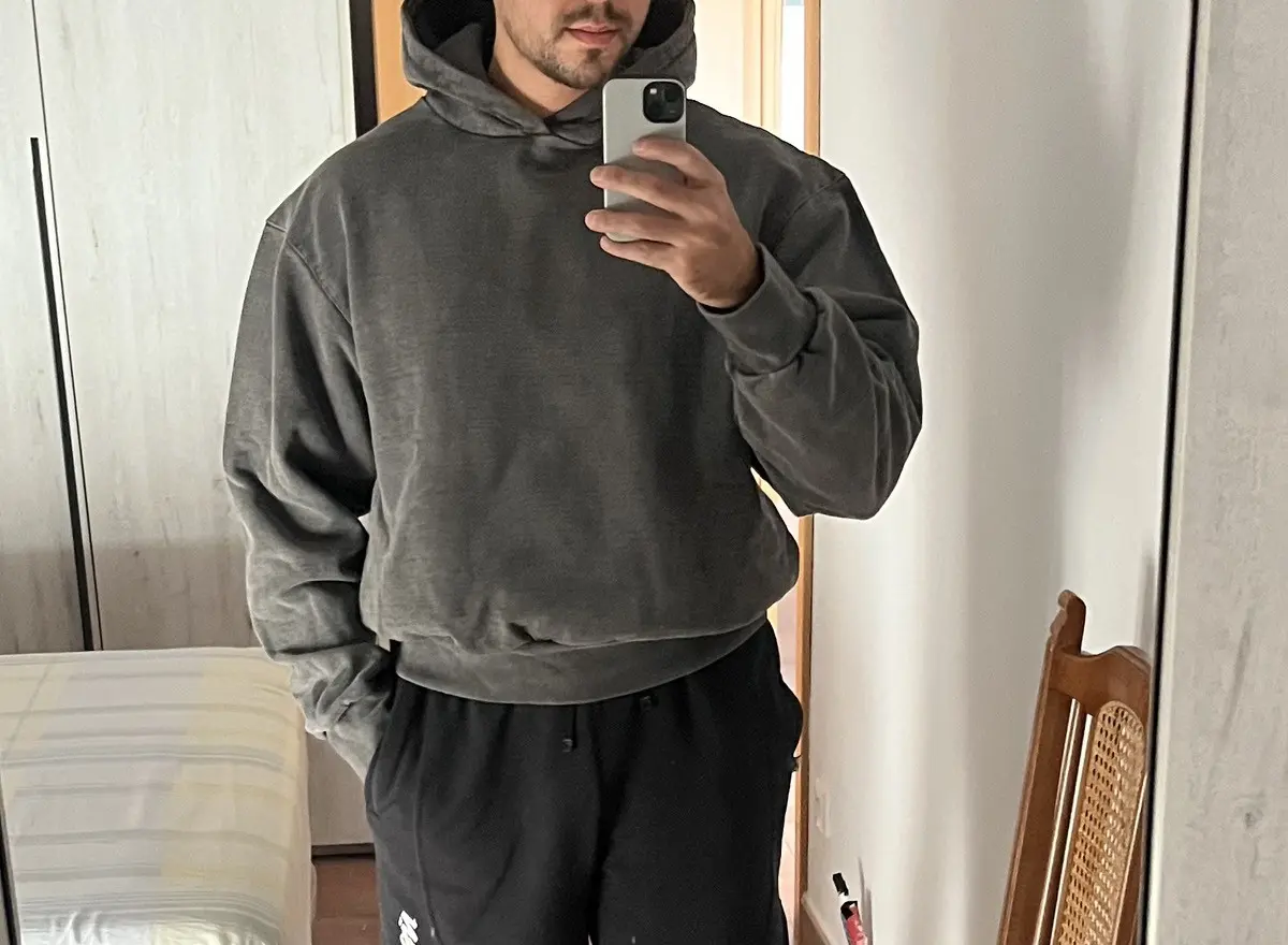 Daniel Simmons Cinder Hoodie in Grey, Men's (Size Large)
