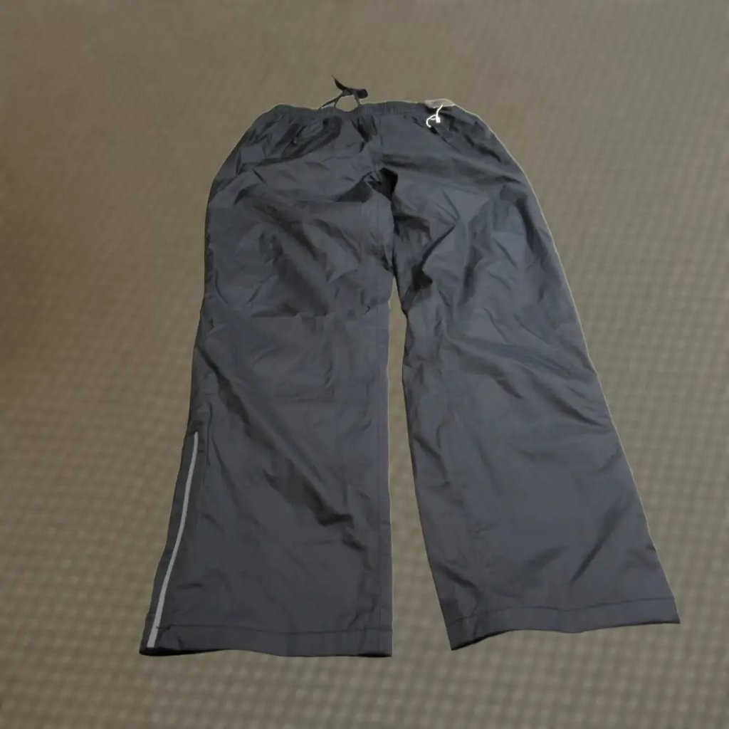 33000ft Rain Pants Mens 32x32 Black Waterproof Wind Flex Reflective String New, Men's (Size 28)