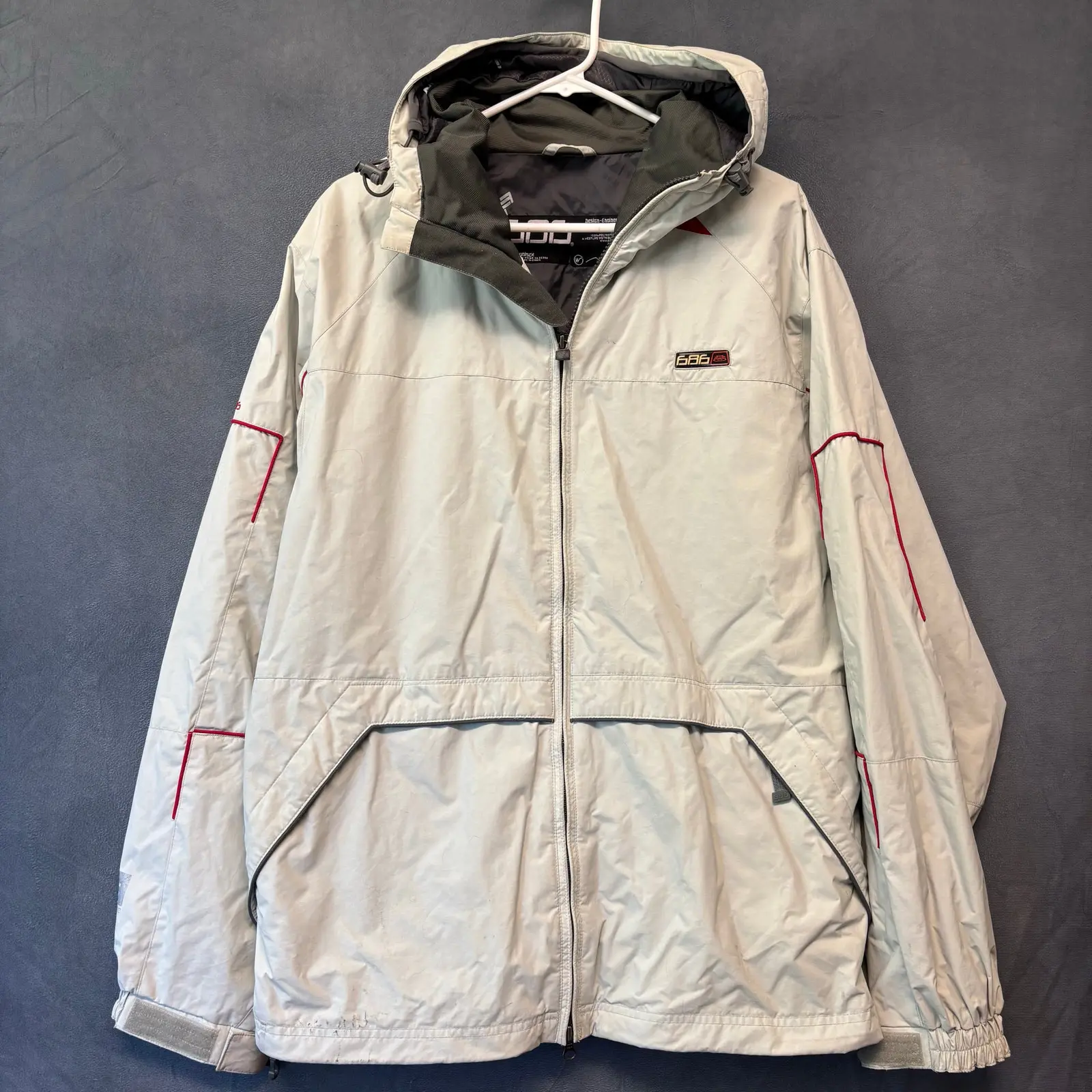686 Snowboard Jacket Unisex Medium Ski Winter Warm Cozy in Grey, Men's
