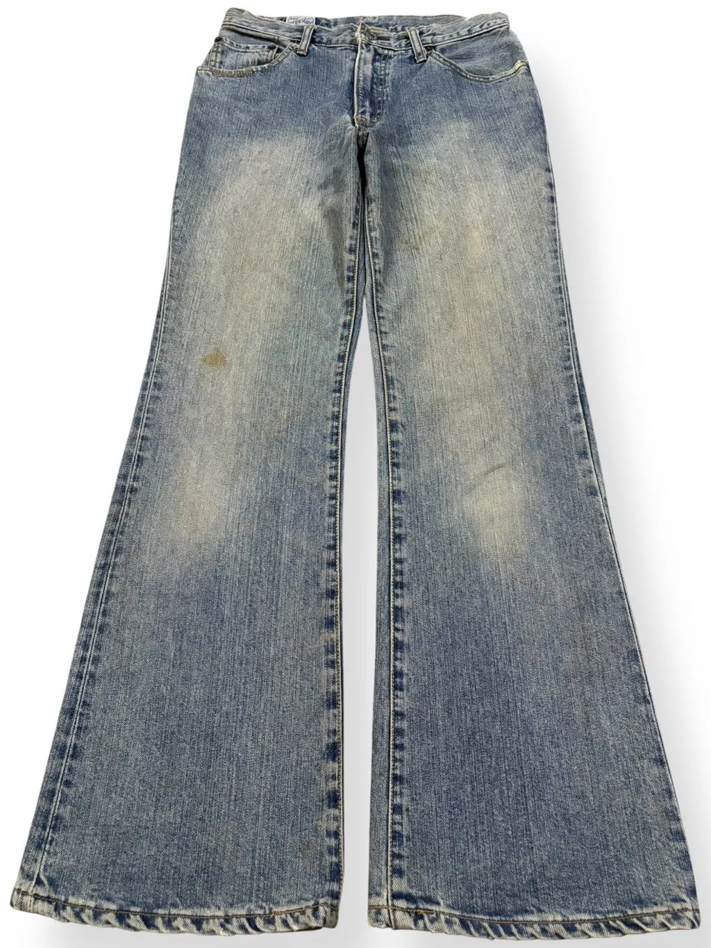 Vintage Blueway Rusty Mud Wash Flare Jeans, Men's (Size 29)