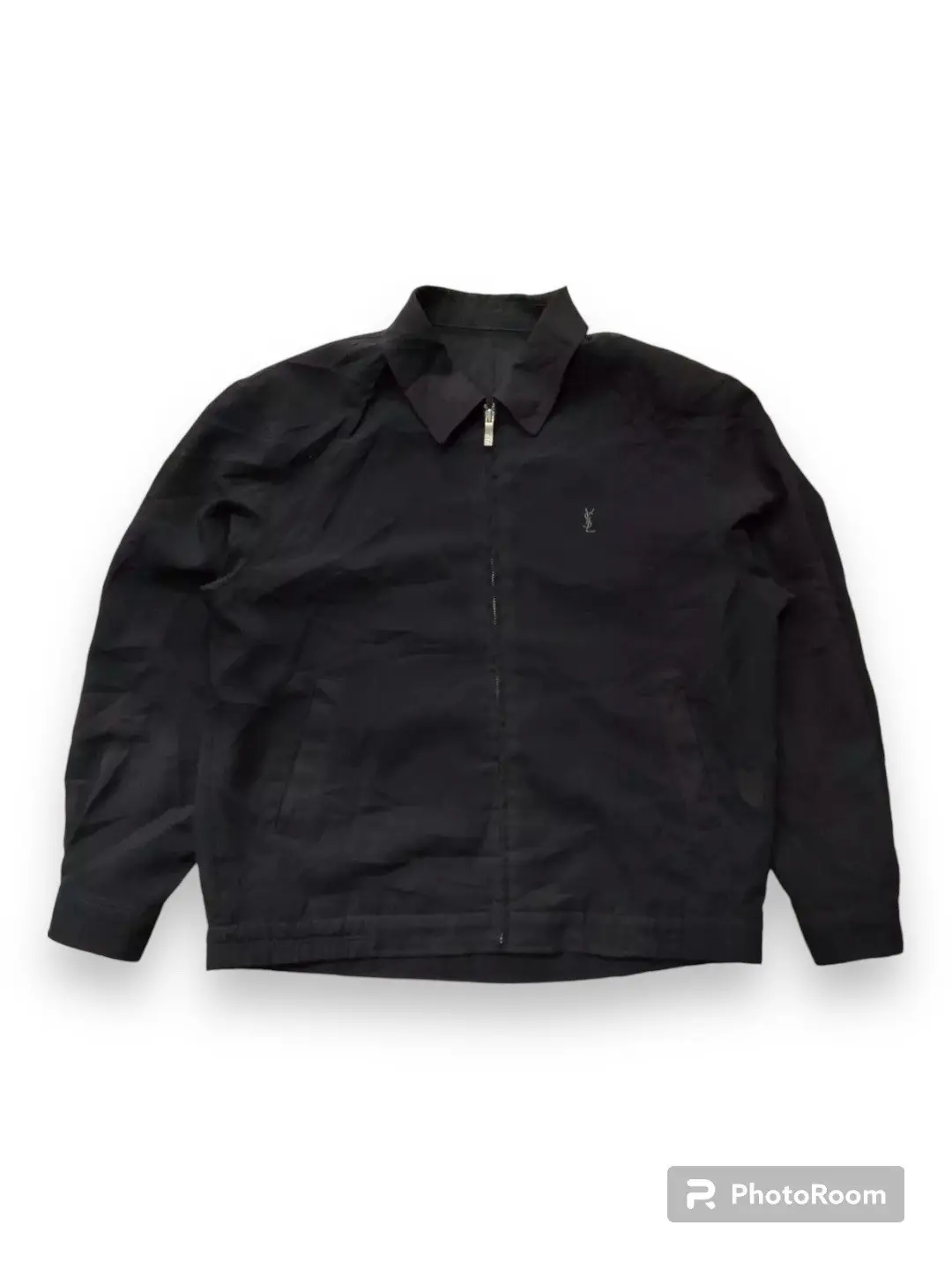 Vintage YVES Saint Laurent YSL Work Jacket in Black, Men's (Size Medium)