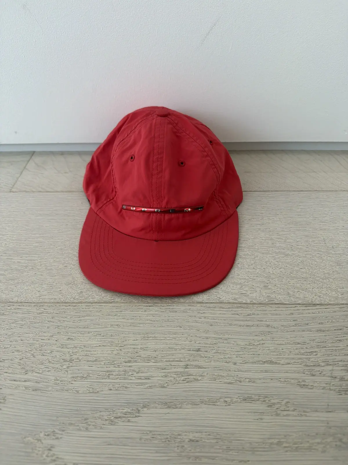 Red Supreme Sports Hat, Men's