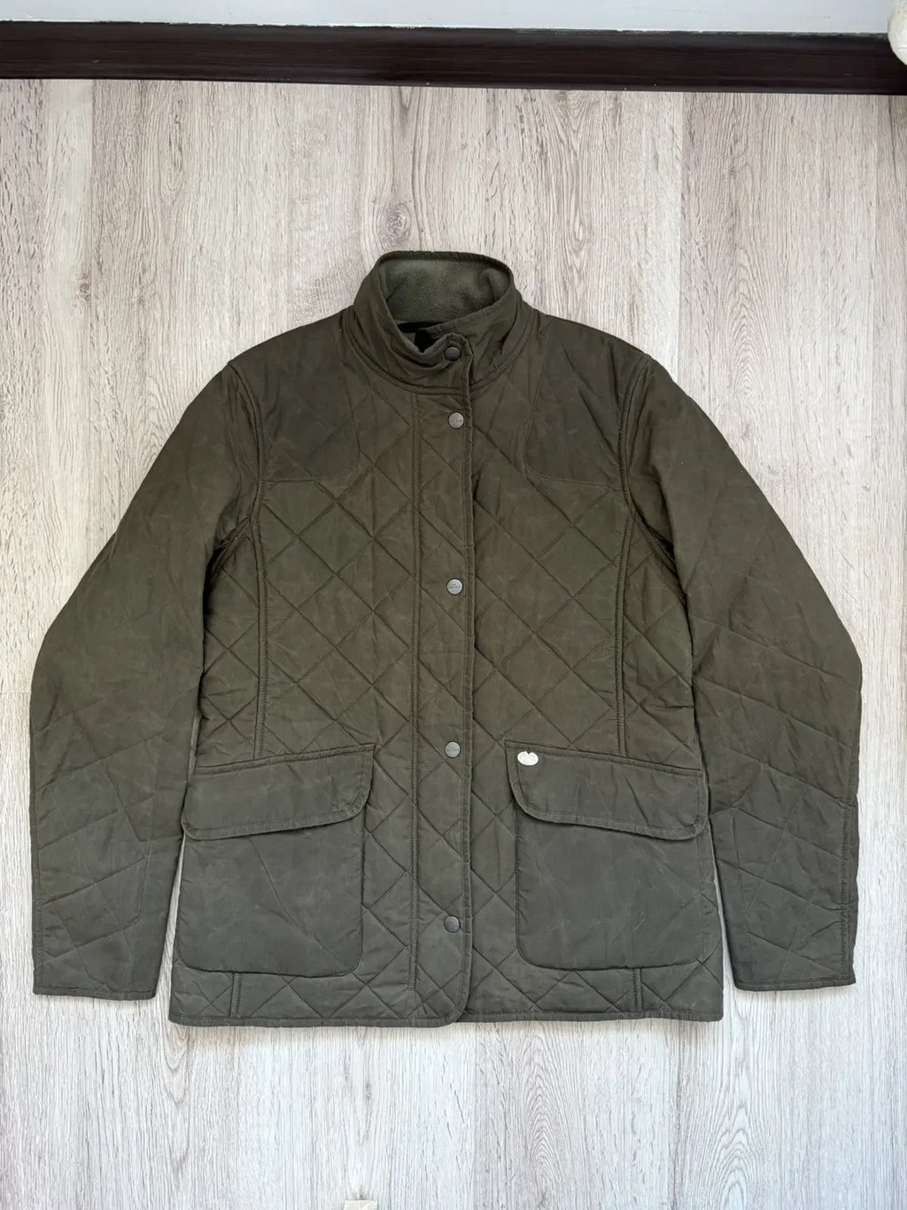 Le Chameau Quilted Field Jacket Olive – Women’s M / Size 10 in Green, Women's