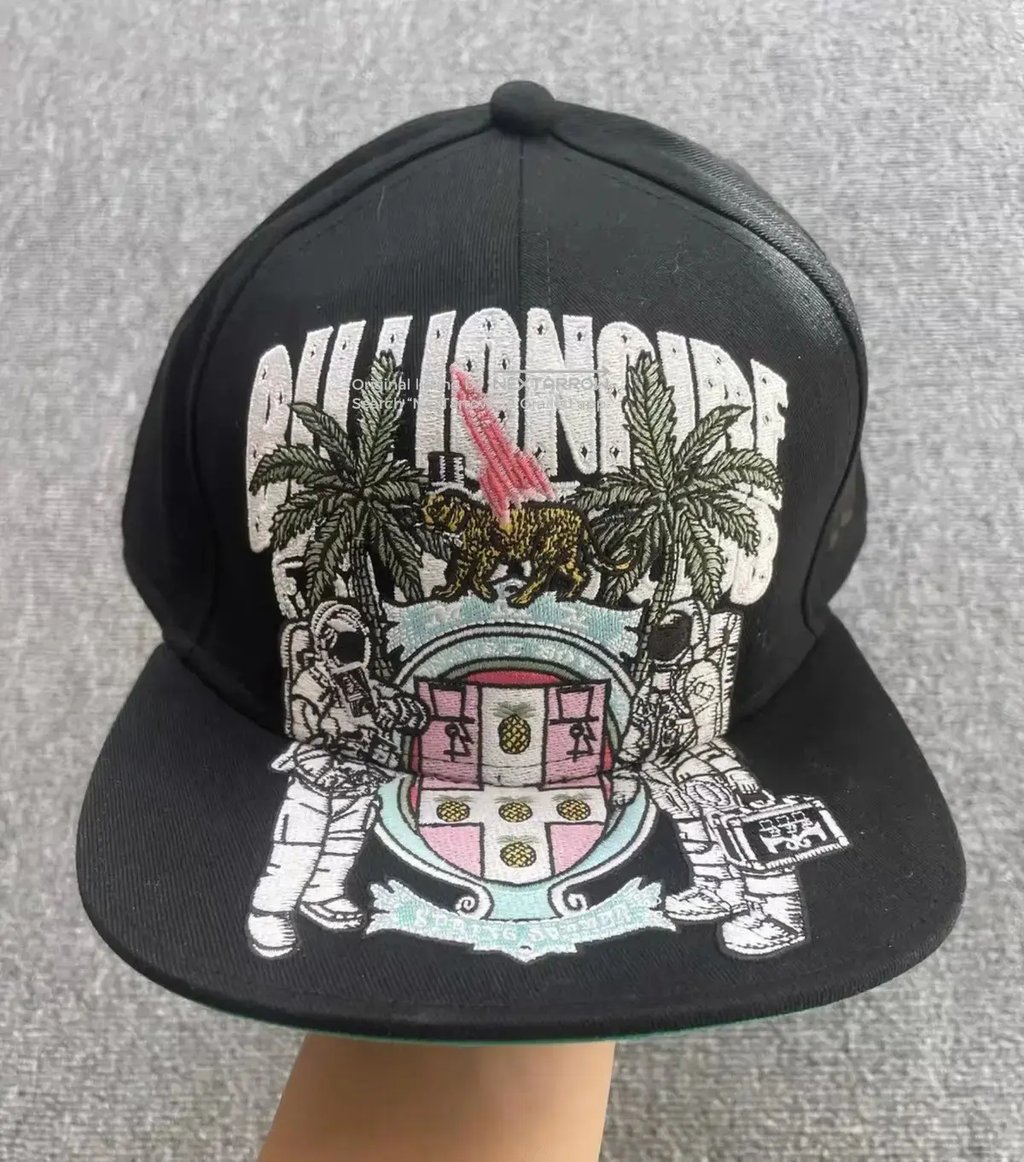 Bbc Icecream Fully Embroidered Astronaut Baseball Cap in Black, Men's