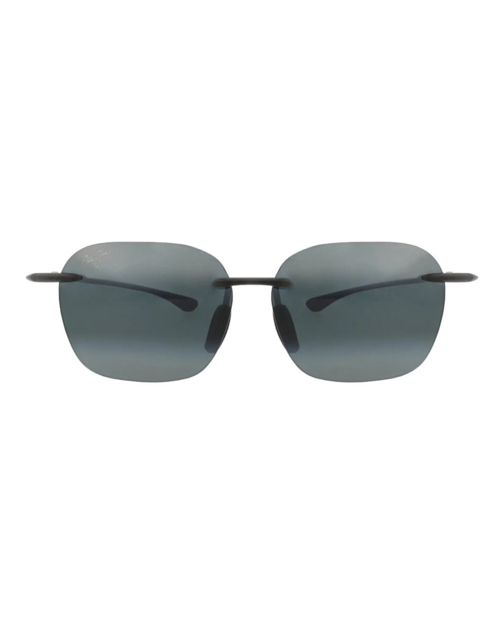 Square-Frame Nylon Sunglasses in Gray, Men's
