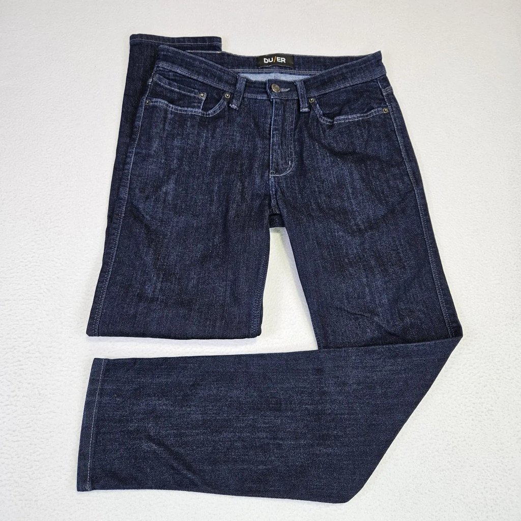 Du/Er L2x Slim Fit Jean Stretch Performance Dark Blue Duer, Men's (Size 31)