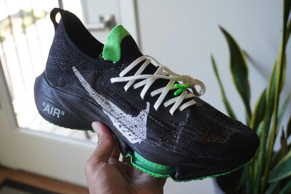 Nike x Off White Air Zoom Tempo Off-White Shoes in Black, Men's (Size 10.5)