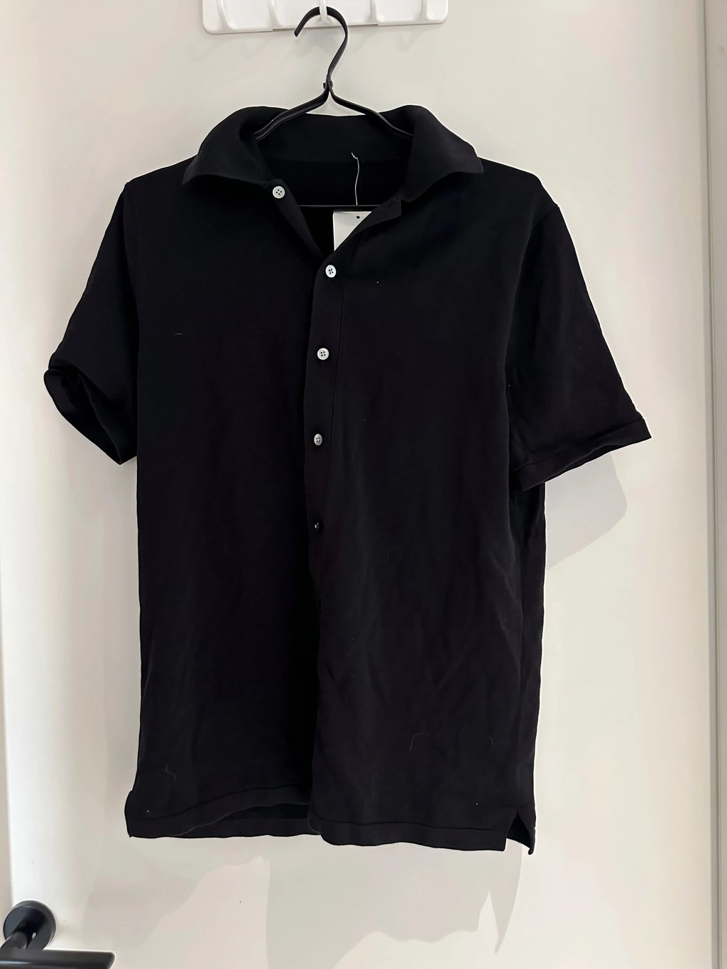 Suitsupply Polo Shirt Cccckc in Black, Men's (Size M)