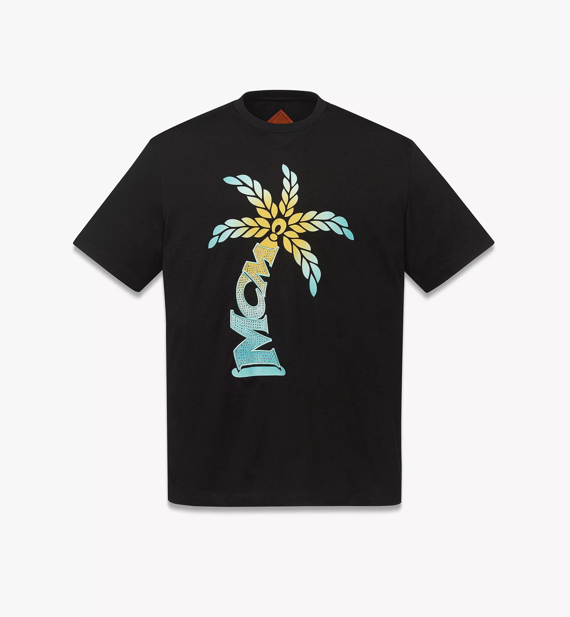 MCM O1Mt1Gz0725 Unisex Short Sleeve T-Shirt In Black, Men's (Size Large)