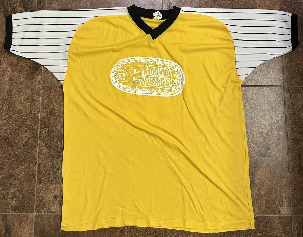 Masons Vintage 1970S Mason Ringer T Shirt XL Usa in Yellow, Men's