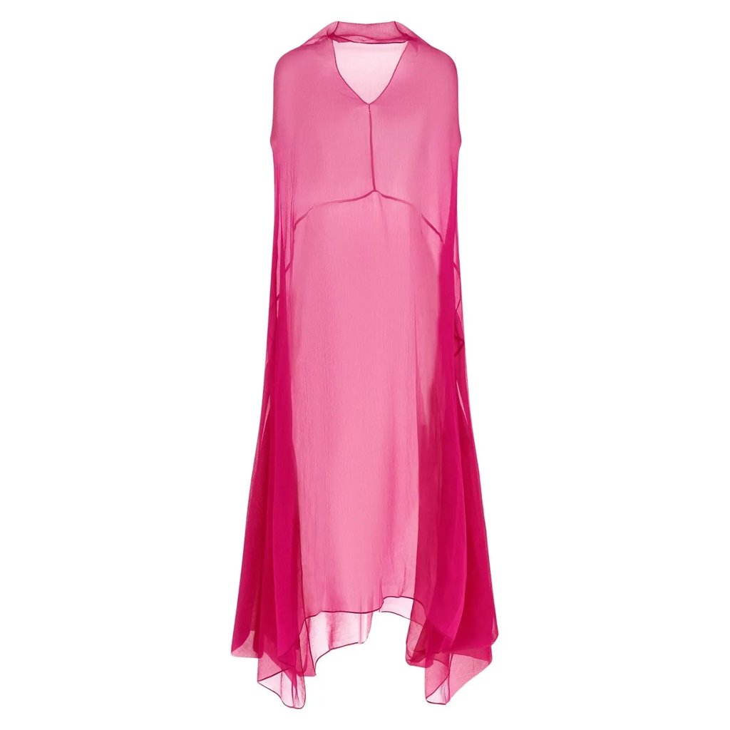 Dries Van Noten Ducy Pink Silk Dress Women, Women's (Size Xs)