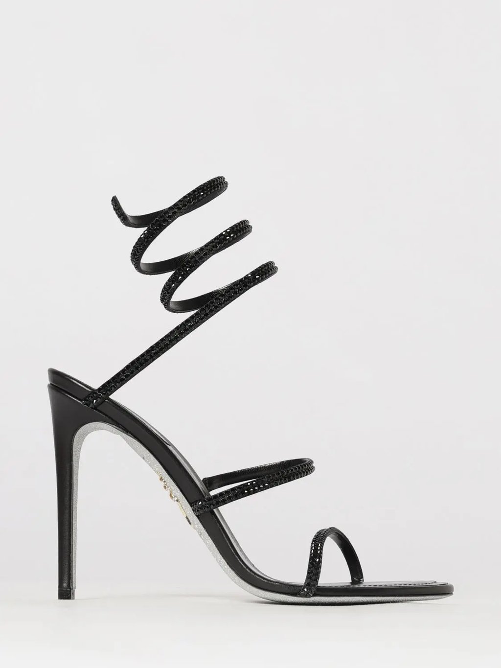 Rene Caovilla Heeled Sandal Woman Black, Women's (Size 6)