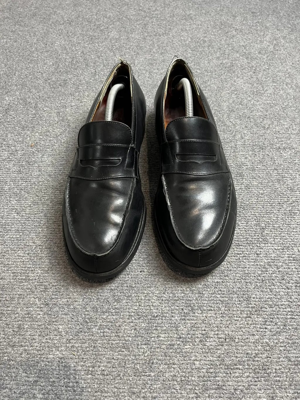 J.M. Weston 180 Moccasin Loffer in Black, Men's
