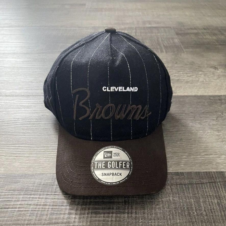 New Era • Cleveland Browns “Pinstripe, Old Golfer" Snapback, Men's