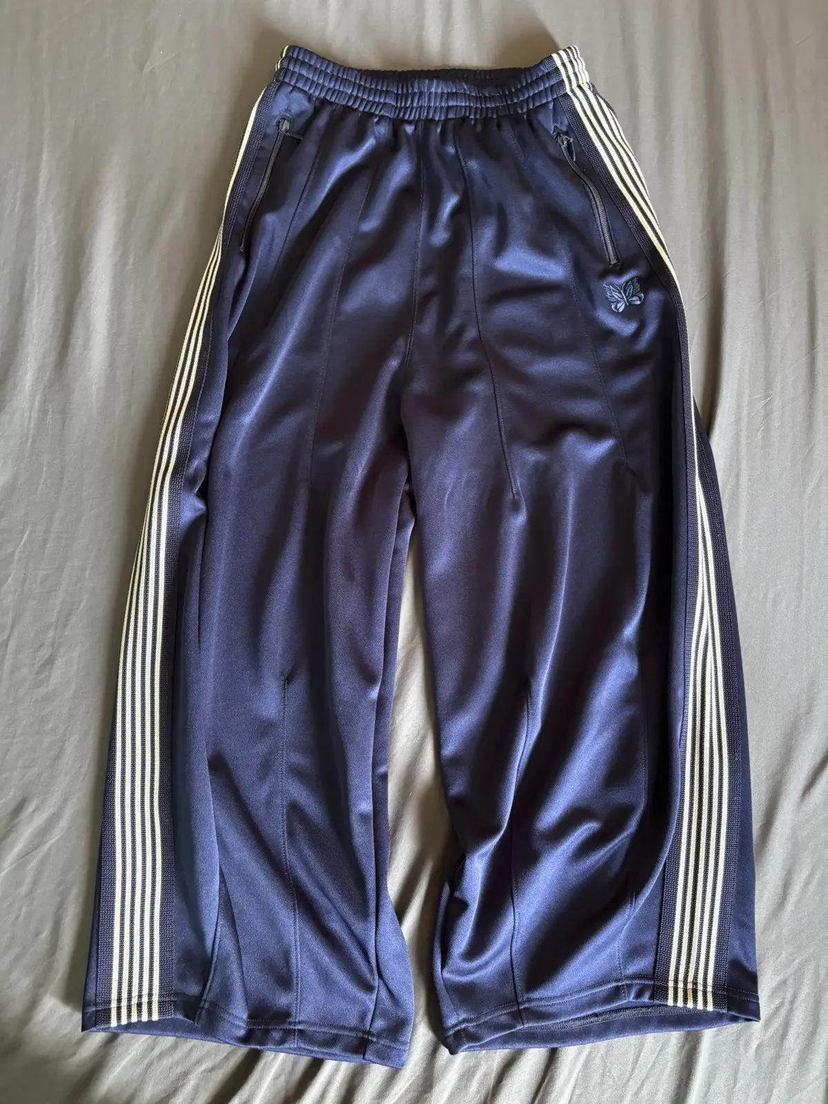 Needles Butterfly Track Pants in Blue, Men's (Size 30)