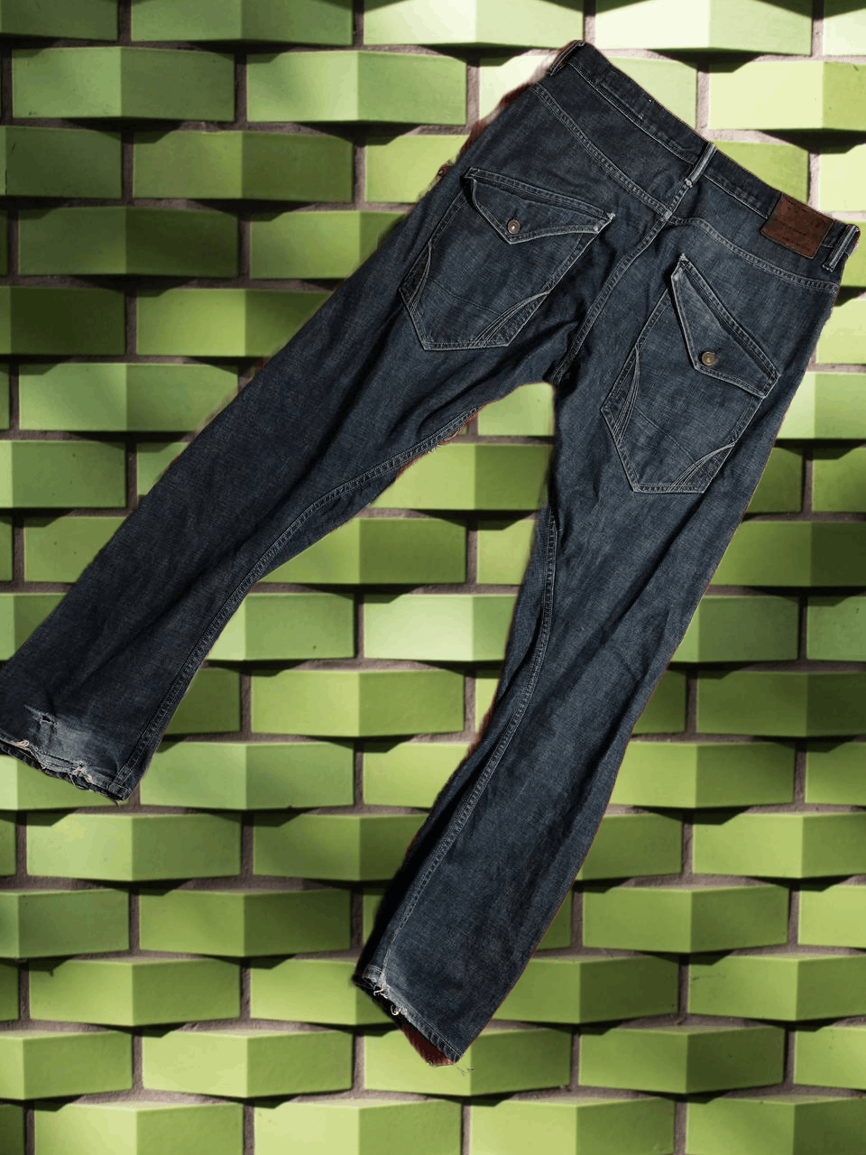 Vintage Allsaints Denim Pants Jeans Streetwear W32 in Blue, Men's