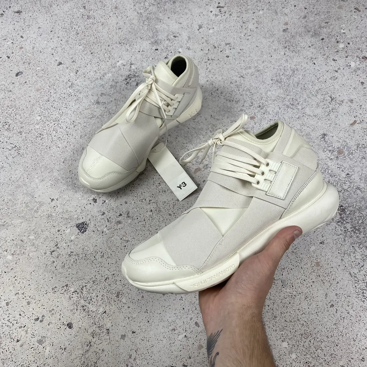 Adidas Y-3 Yohji Yamamoto Wasa White Sneakers Size 8, Men's
