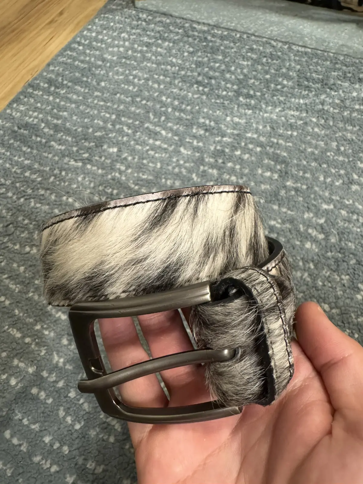 Mutimer Cowhide Belt in Black, Men's (Size 30)