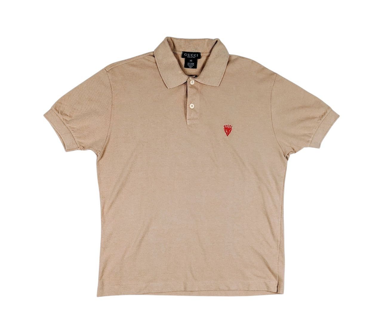 Vintage Gucci Brown Polos Made In Italy, Men's (Size XS)