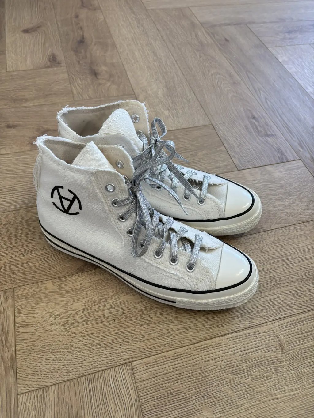Converse X Slam Jam Chuck 70 Sneakers in White, Men's (Size 10)