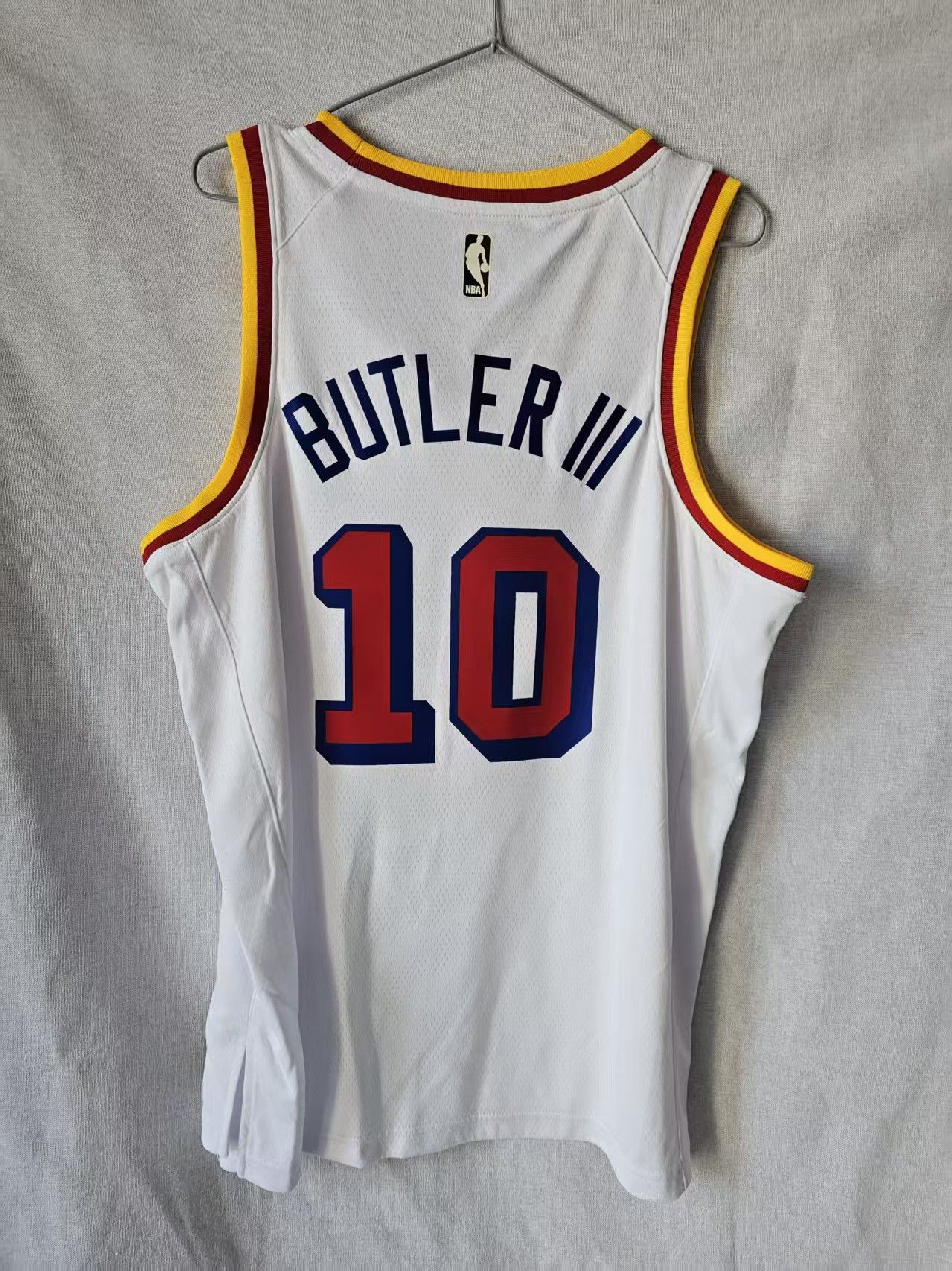 Nba Golden State Warriors 10 Jimmy Butler Jersey White, Men's (Size XL)