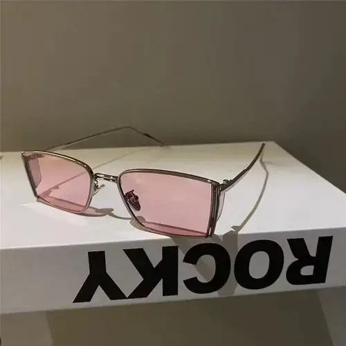 Electric Visual Retro Square Sunglasses in Pink, Men's