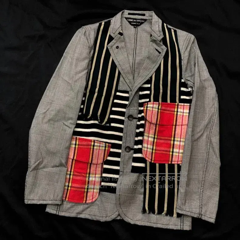 Comme Des Garcons 10Ss Patchwork Coat, Men's (Size XS)