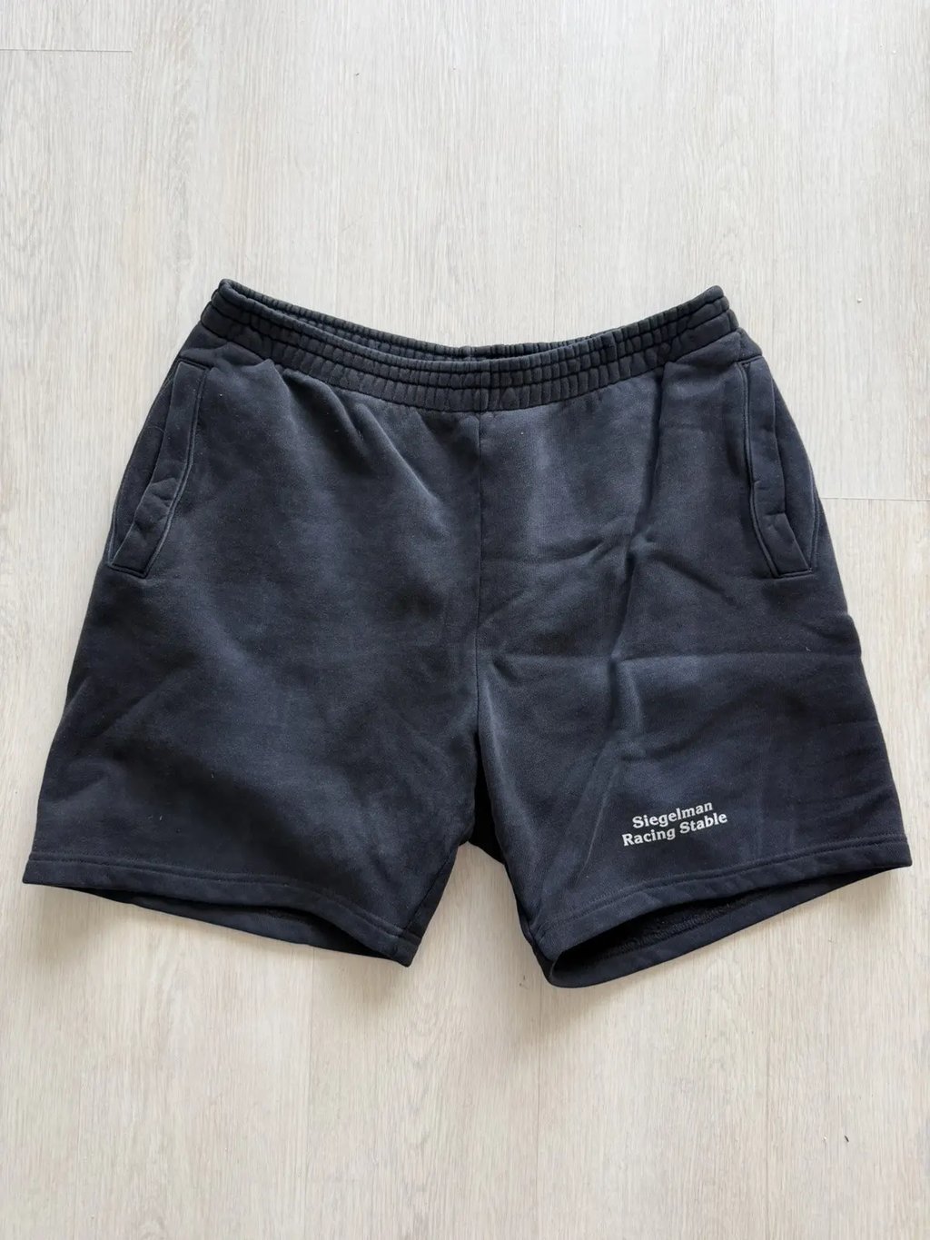 Siegelman Stable Racing Stable Sweatshort in Black, Men's (Size 32)