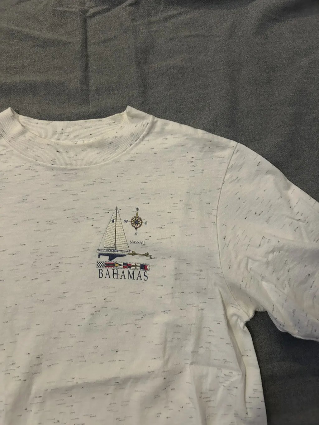 Bahamas T Shirt in White, Men's
