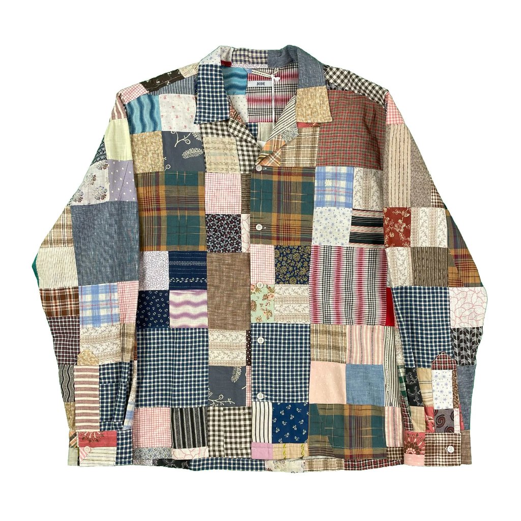 Handmade By Emily Bode Tartan Quilt Patchwork Shirt 1/1, Men's