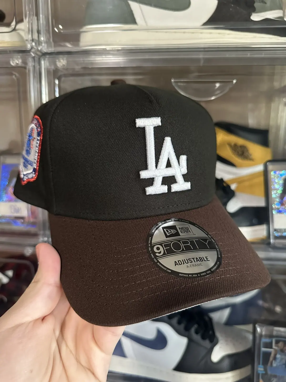 New Era 9Forty A Frame Los Angeles Dodgers La Hat Mlb New in Black, Men's