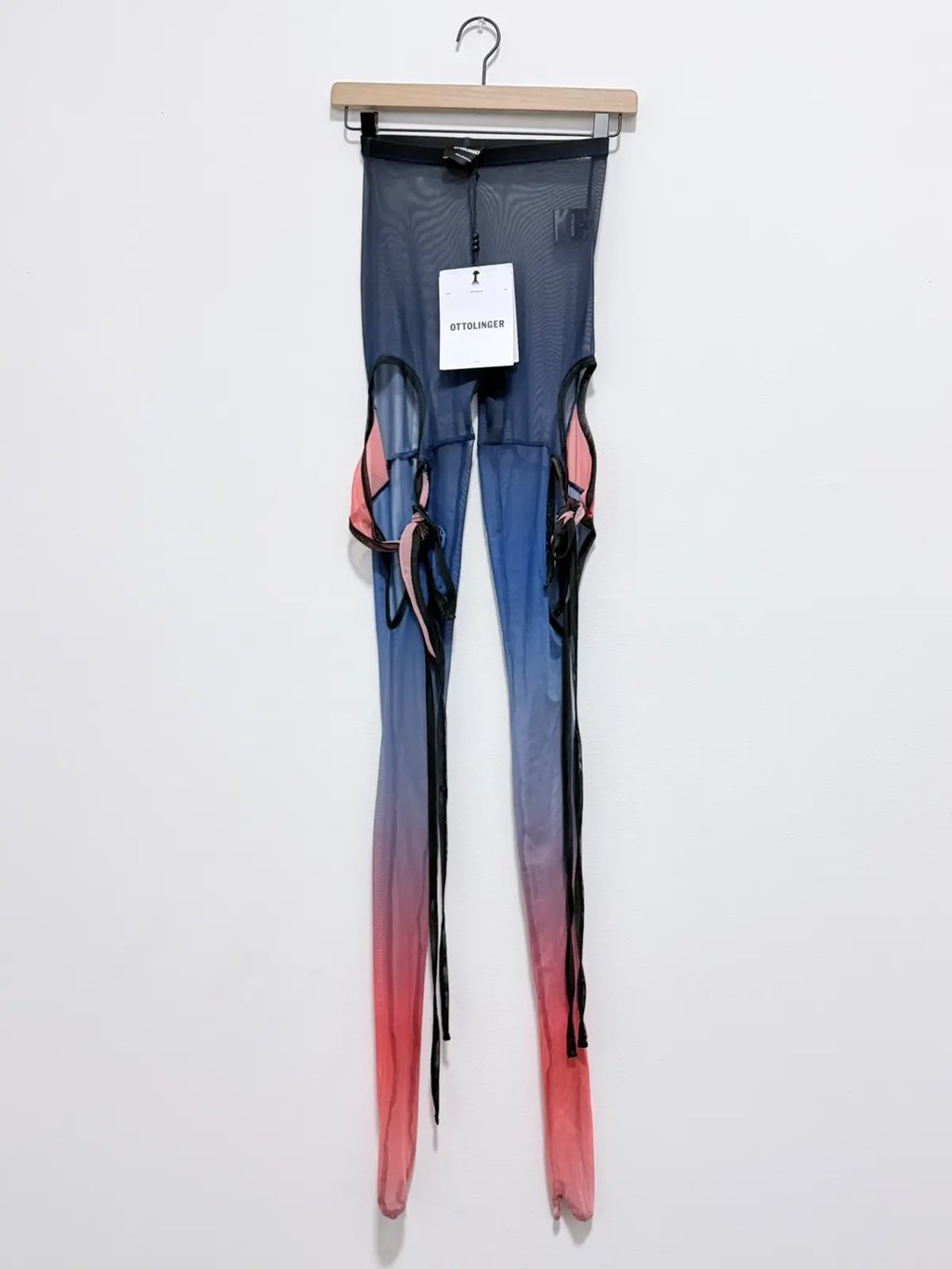 Mesh Gradient Cut Out Legging Tights, Women's (Size 24)