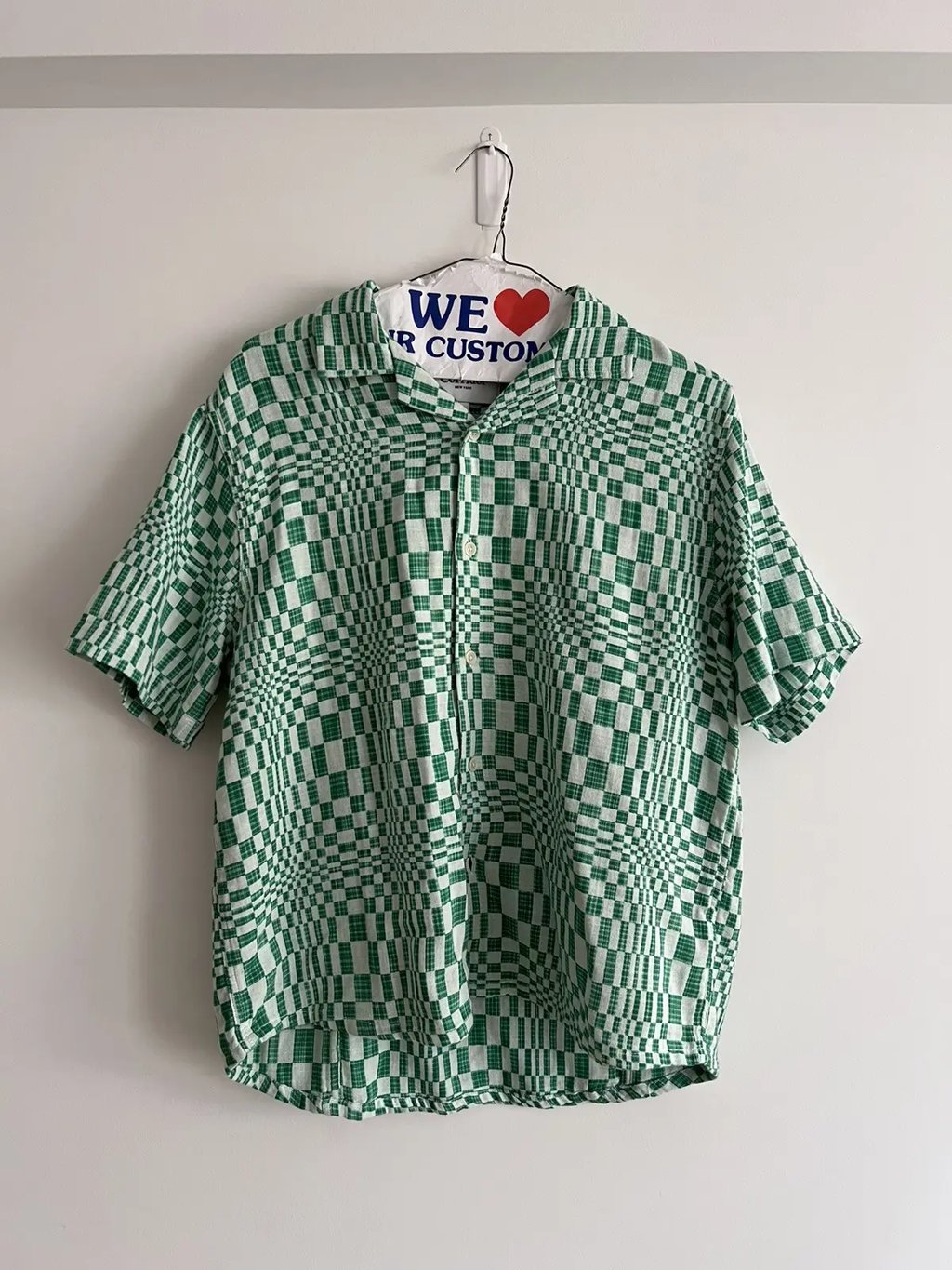 Corridor Ss Button Up in Green, Men's (Size M)